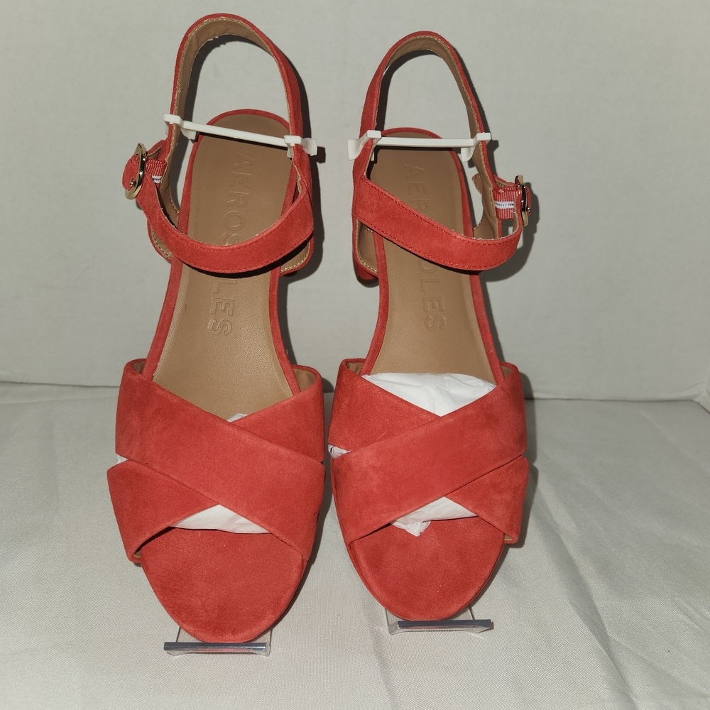 AEROSOLES Women's Red Sandals